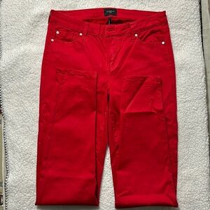 Skinny Jeans For Women/Girls, Colour: Red, Brand Celebrity Pink